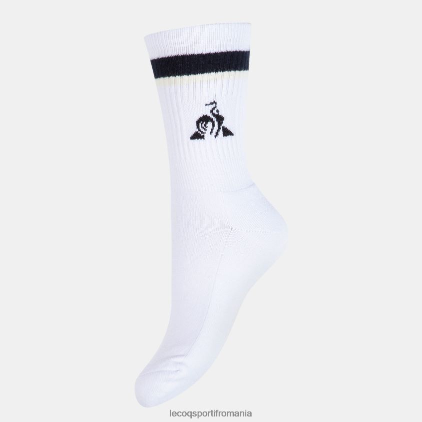 bărbați ciorapi de fotbal albi 4L4FJF287 Le Coq Sportif accesorii