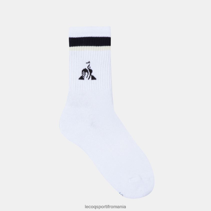 bărbați ciorapi de fotbal albi 4L4FJF287 Le Coq Sportif accesorii