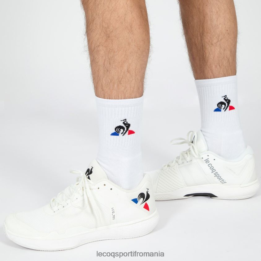 bărbați ciorapi de fotbal albi 4L4FJF292 Le Coq Sportif accesorii