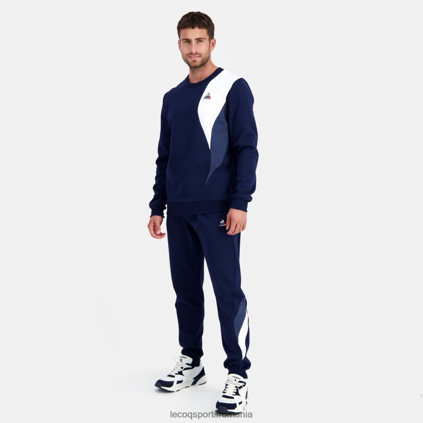 bărbați hanorac albastru 4L4FJF452 Le Coq Sportif îmbrăcăminte