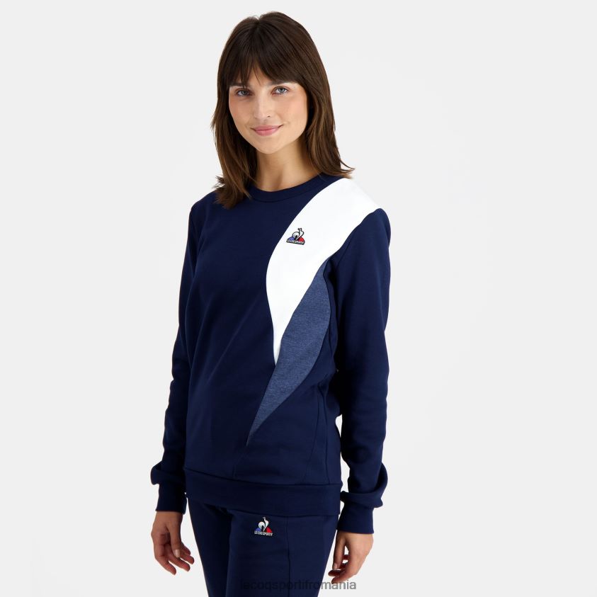 bărbați hanorac albastru 4L4FJF452 Le Coq Sportif îmbrăcăminte