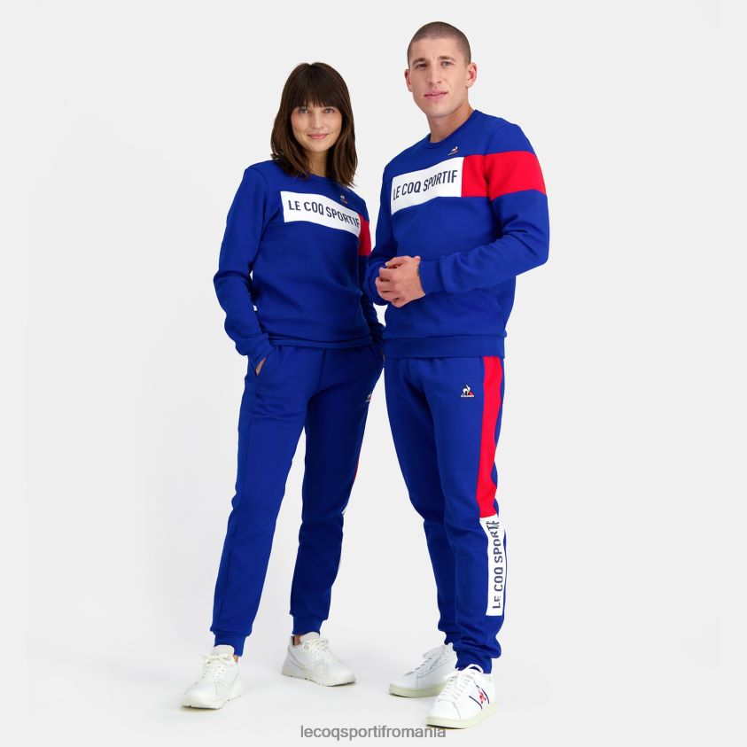 bărbați hanorac albastru 4L4FJF456 Le Coq Sportif îmbrăcăminte