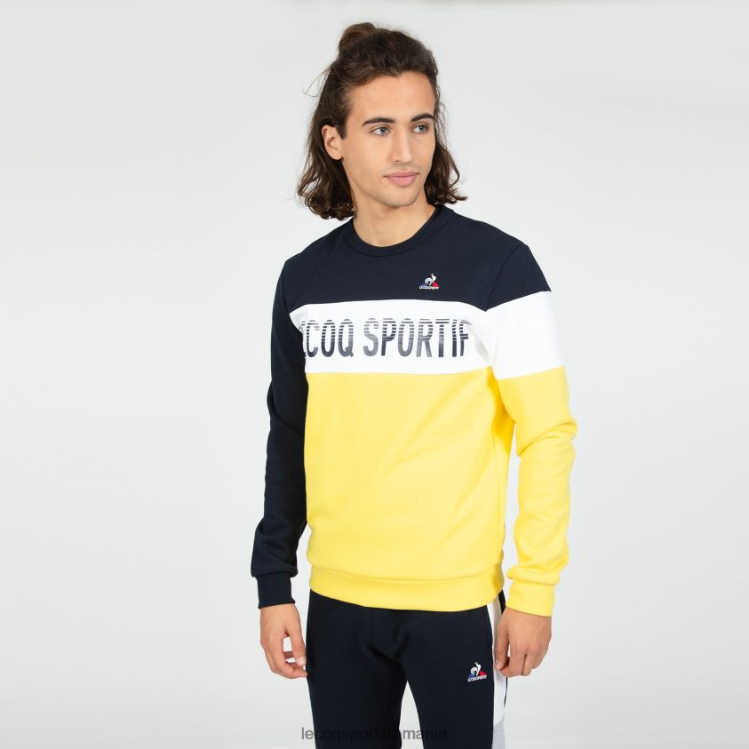 bărbați hanorac albastru 4L4FJF484 Le Coq Sportif îmbrăcăminte