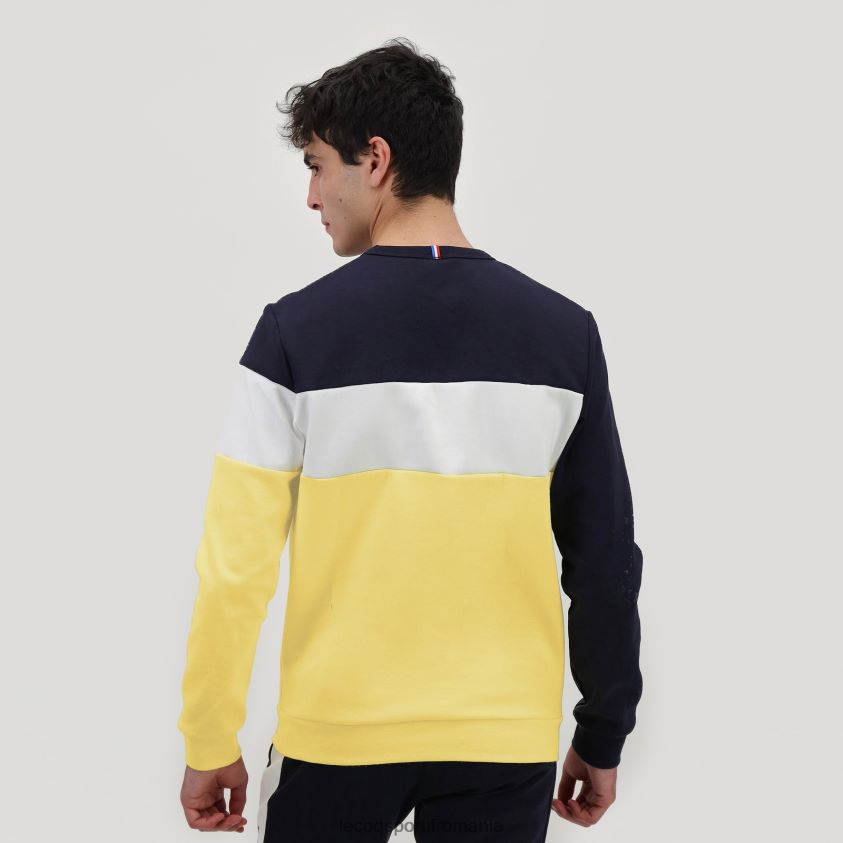 bărbați hanorac albastru 4L4FJF484 Le Coq Sportif îmbrăcăminte