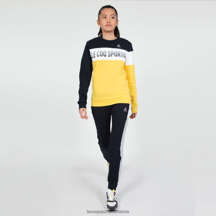 bărbați hanorac albastru 4L4FJF484 Le Coq Sportif îmbrăcăminte