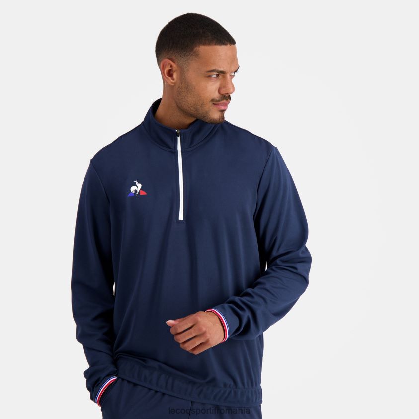bărbați hanorac albastru 4L4FJF81 Le Coq Sportif îmbrăcăminte