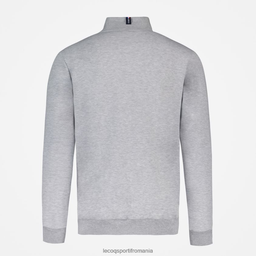 bărbați hanorac cu fermoar gri 4L4FJF57 Le Coq Sportif îmbrăcăminte