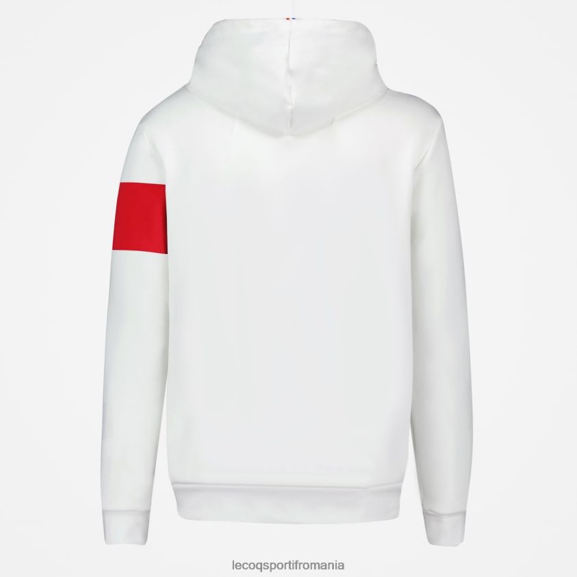 bărbați hanorac cu glugă alb 4L4FJF454 Le Coq Sportif îmbrăcăminte