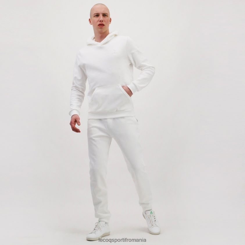 bărbați hanorac cu glugă alb 4L4FJF495 Le Coq Sportif îmbrăcăminte