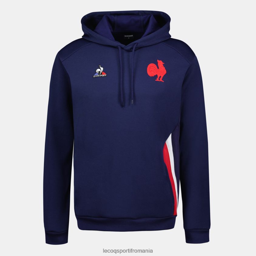 bărbați hanorac cu glugă albastru 4L4FJF37 Le Coq Sportif îmbrăcăminte
