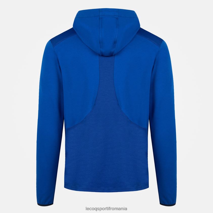 bărbați hanorac cu glugă albastru 4L4FJF491 Le Coq Sportif îmbrăcăminte