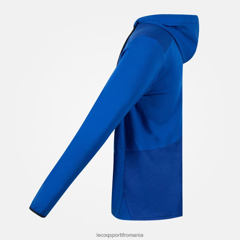 bărbați hanorac cu glugă albastru 4L4FJF491 Le Coq Sportif îmbrăcăminte
