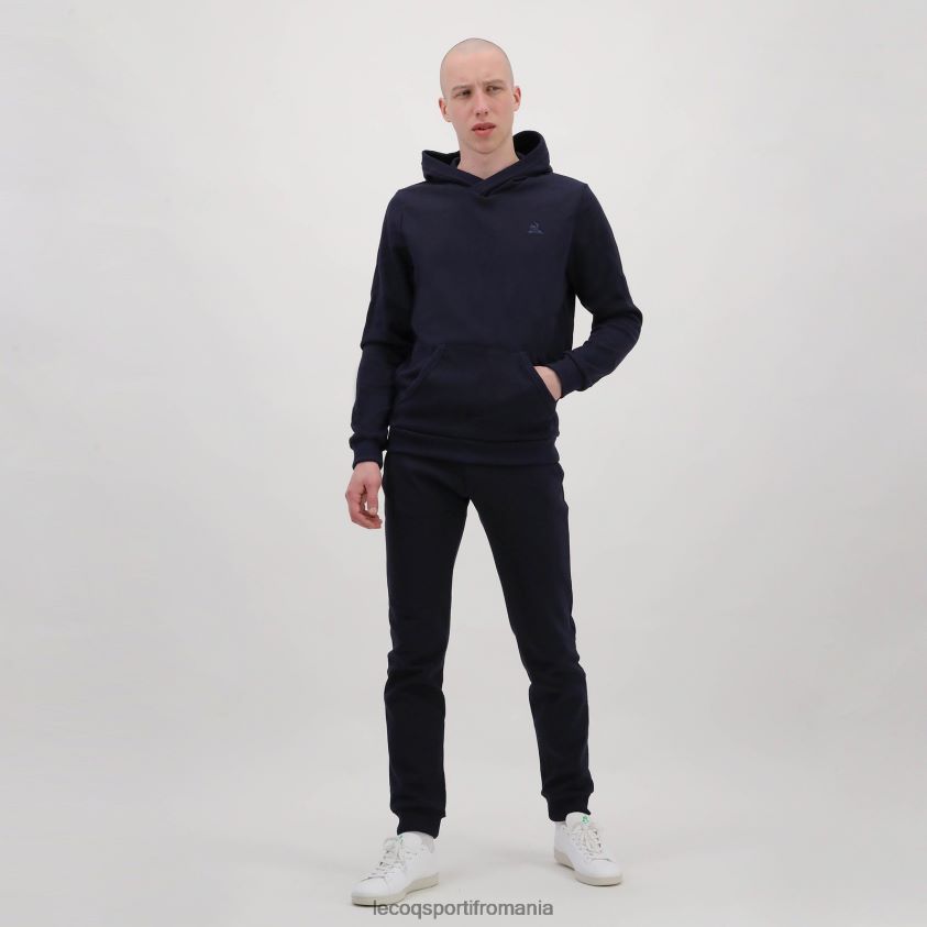 bărbați hanorac cu glugă albastru 4L4FJF494 Le Coq Sportif îmbrăcăminte