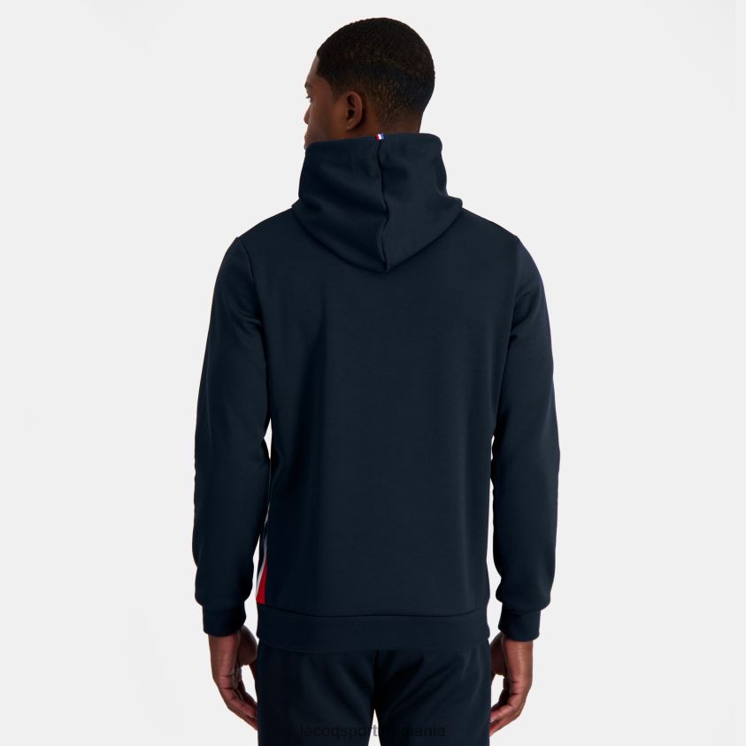 bărbați hanorac cu glugă albastru 4L4FJF4 Le Coq Sportif îmbrăcăminte