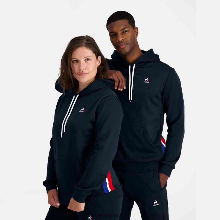 bărbați hanorac cu glugă albastru 4L4FJF4 Le Coq Sportif îmbrăcăminte