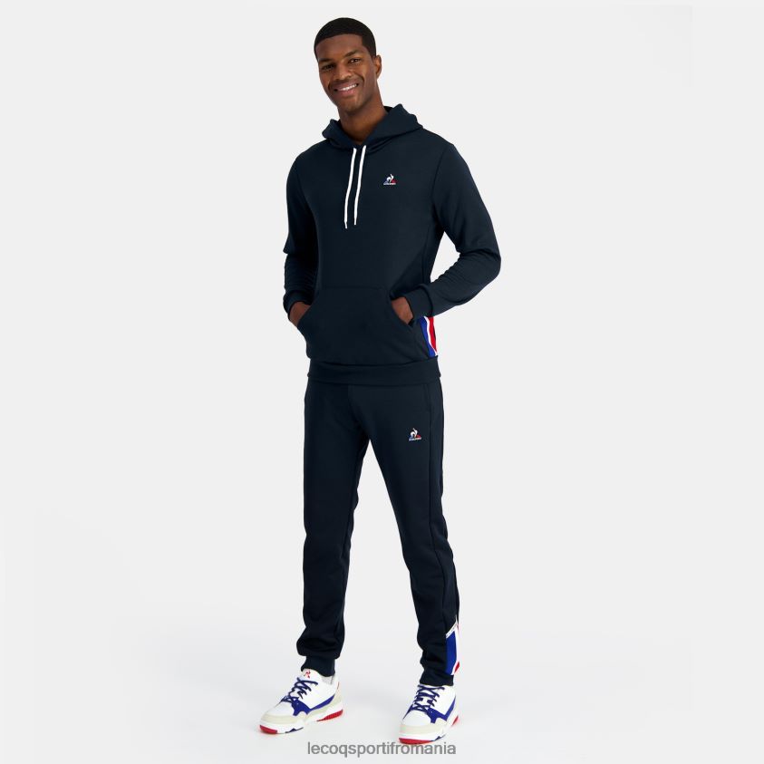 bărbați hanorac cu glugă albastru 4L4FJF4 Le Coq Sportif îmbrăcăminte