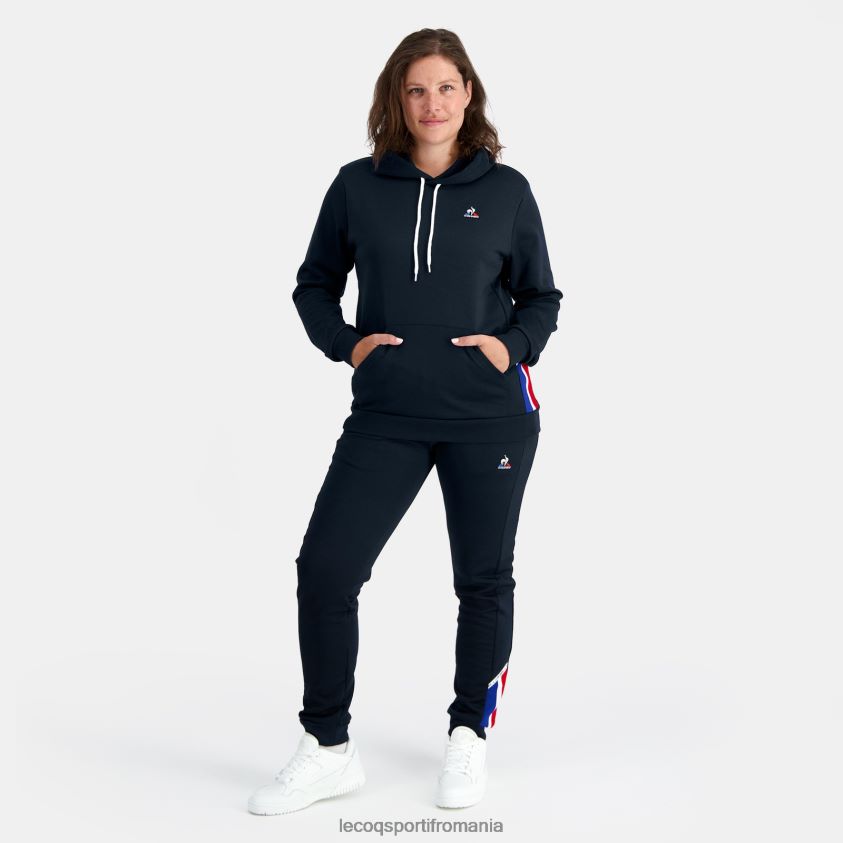 bărbați hanorac cu glugă albastru 4L4FJF4 Le Coq Sportif îmbrăcăminte