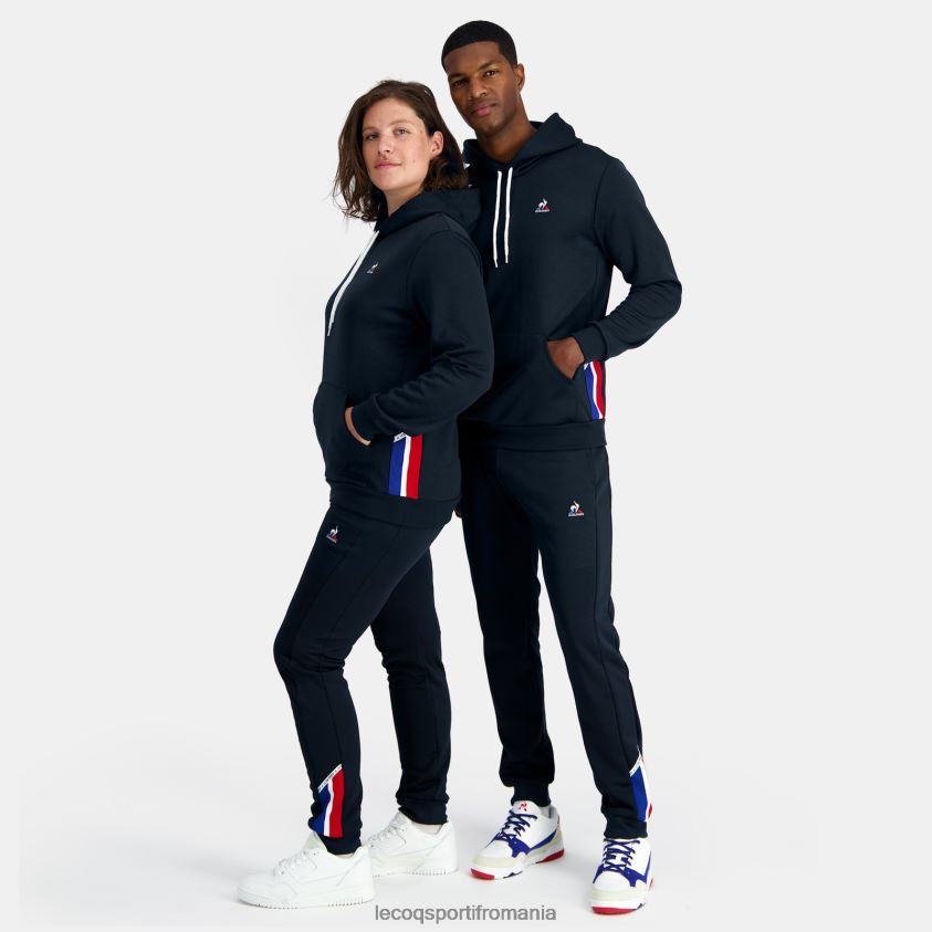 bărbați hanorac cu glugă albastru 4L4FJF4 Le Coq Sportif îmbrăcăminte