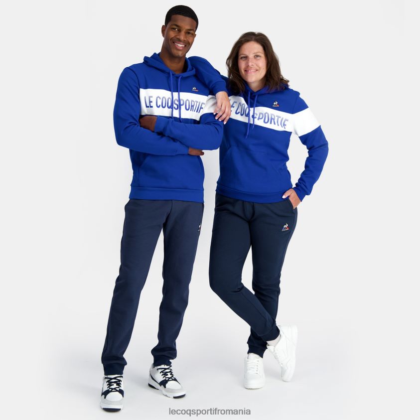 bărbați hanorac cu glugă albastru 4L4FJF6 Le Coq Sportif îmbrăcăminte