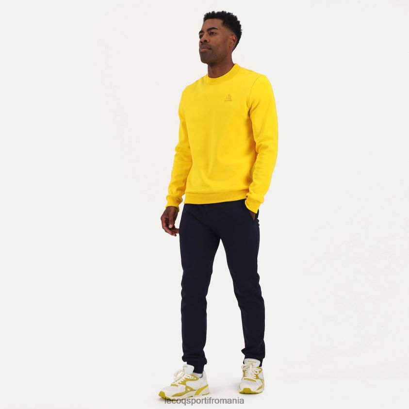 bărbați hanorac galben 4L4FJF464 Le Coq Sportif îmbrăcăminte