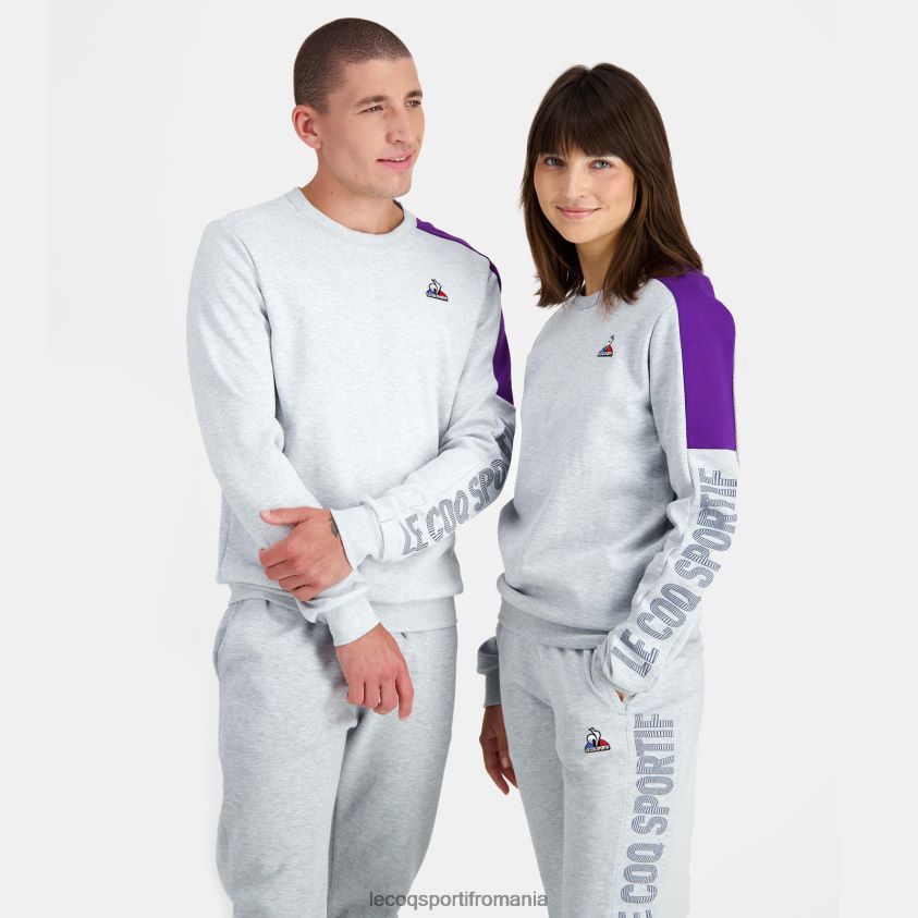 bărbați hanorac gri 4L4FJF443 Le Coq Sportif îmbrăcăminte