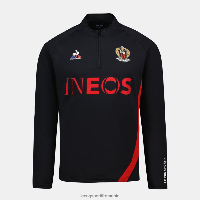 bărbați hanorac negru 4L4FJF33 Le Coq Sportif îmbrăcăminte