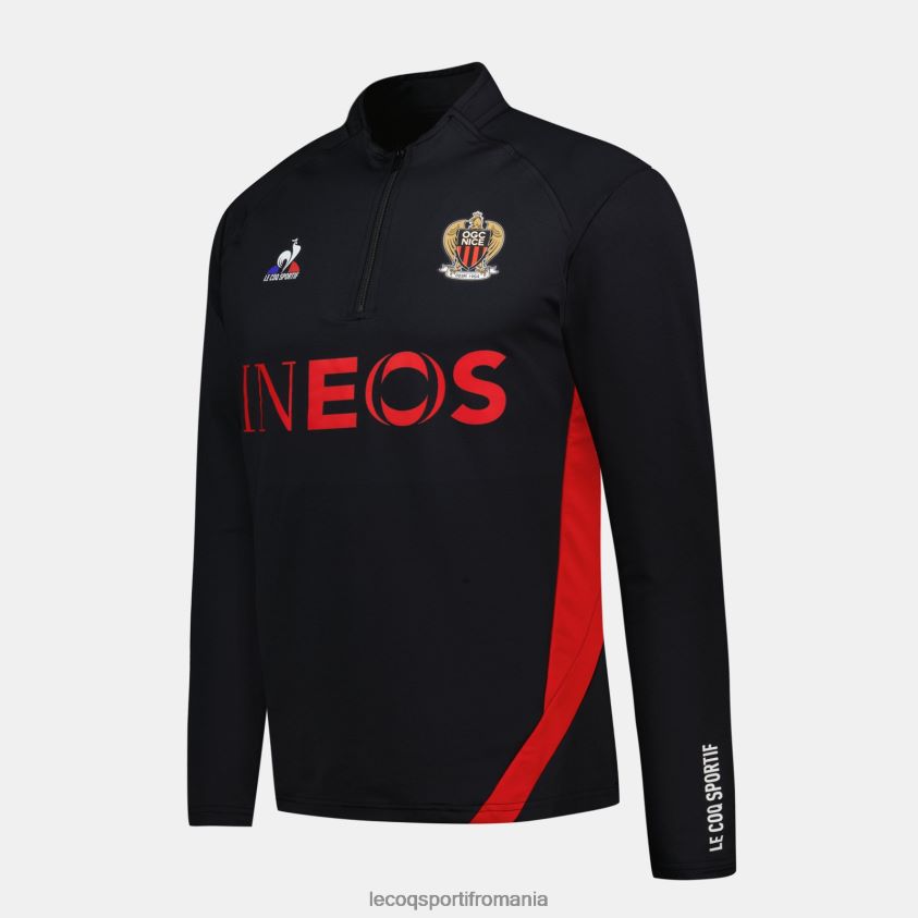 bărbați hanorac negru 4L4FJF33 Le Coq Sportif îmbrăcăminte