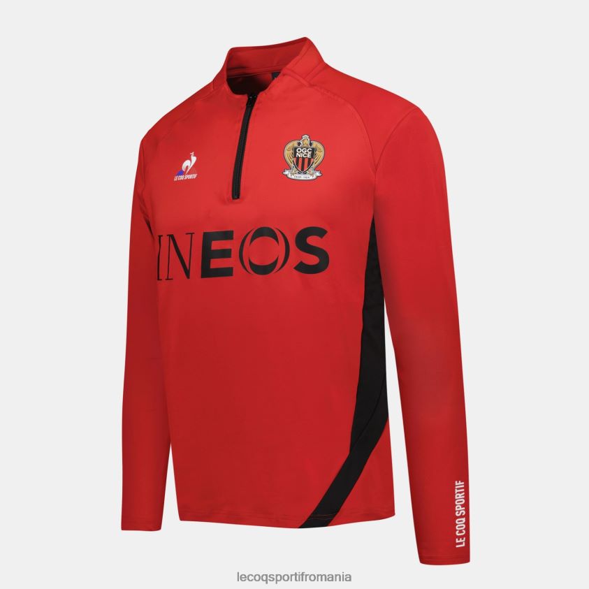 bărbați hanorac roșu 4L4FJF16 Le Coq Sportif îmbrăcăminte