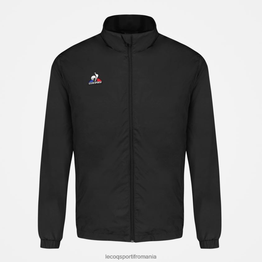 bărbați jacheta neagra 4L4FJF120 Le Coq Sportif îmbrăcăminte