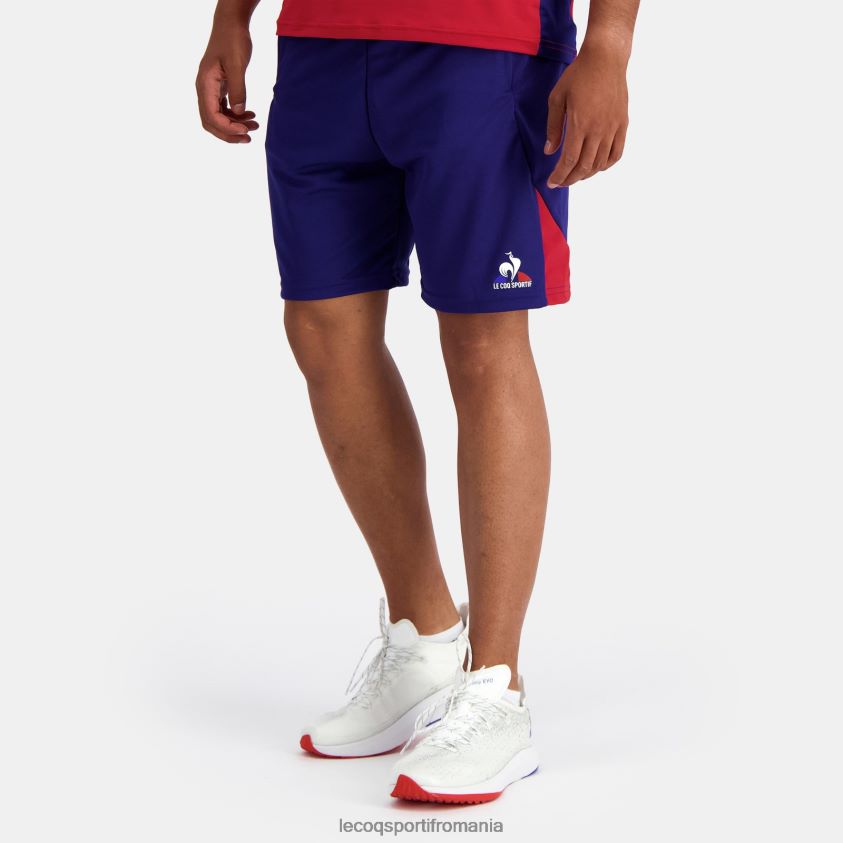 bărbați pantaloni scurți albaștri 4L4FJF234 Le Coq Sportif îmbrăcăminte