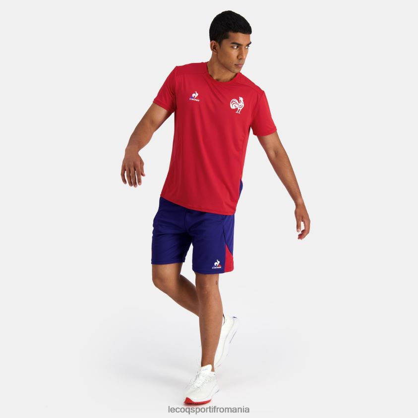 bărbați pantaloni scurți albaștri 4L4FJF234 Le Coq Sportif îmbrăcăminte