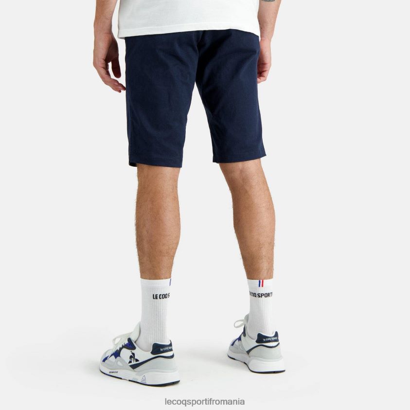 bărbați pantaloni scurți albaștri 4L4FJF242 Le Coq Sportif îmbrăcăminte