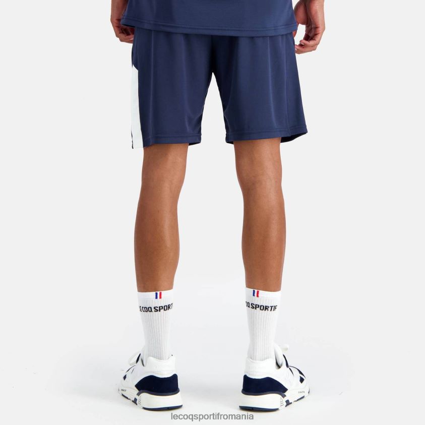 bărbați pantaloni scurți albaștri 4L4FJF244 Le Coq Sportif îmbrăcăminte
