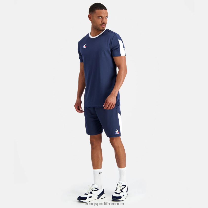 bărbați pantaloni scurți albaștri 4L4FJF244 Le Coq Sportif îmbrăcăminte