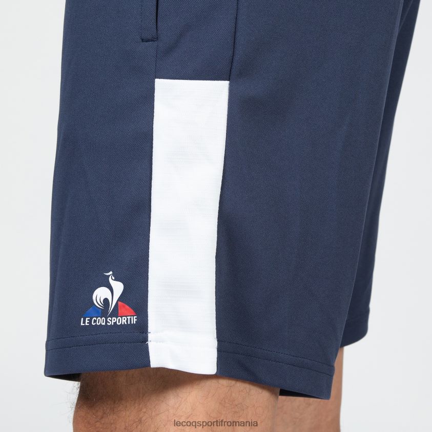 bărbați pantaloni scurți albaștri 4L4FJF244 Le Coq Sportif îmbrăcăminte