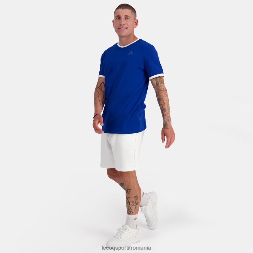 bărbați pantaloni scurți albi 4L4FJF217 Le Coq Sportif îmbrăcăminte