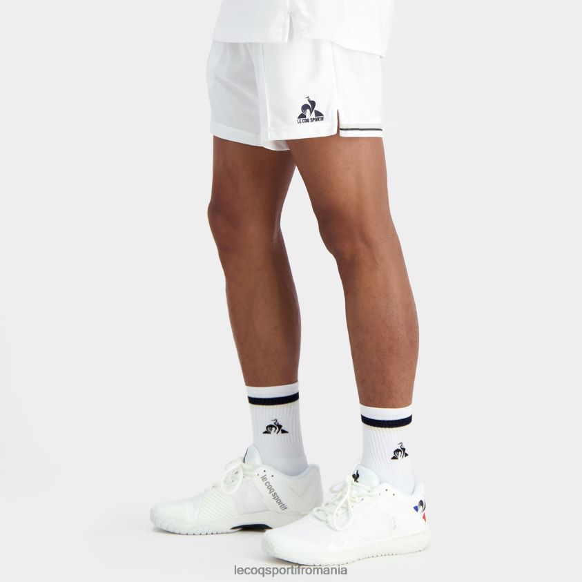 bărbați pantaloni scurți albi 4L4FJF228 Le Coq Sportif îmbrăcăminte