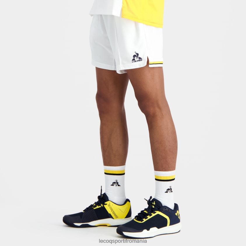 bărbați pantaloni scurți albi 4L4FJF230 Le Coq Sportif îmbrăcăminte