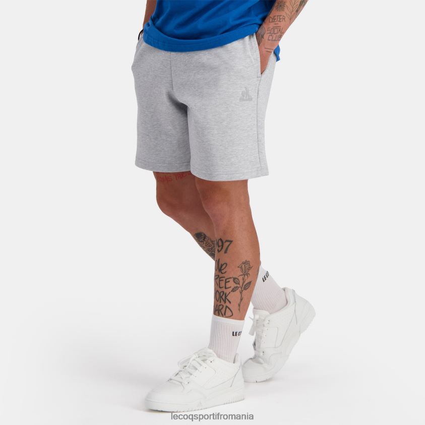 bărbați pantaloni scurți gri 4L4FJF218 Le Coq Sportif îmbrăcăminte