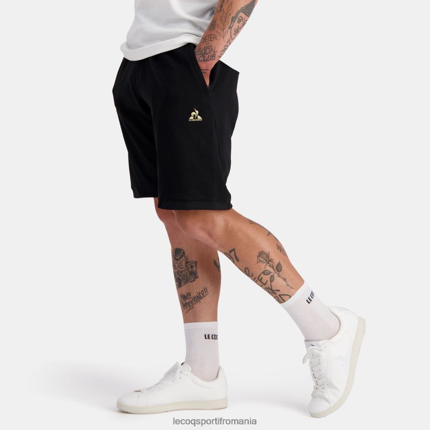 bărbați pantaloni scurți negri 4L4FJF223 Le Coq Sportif îmbrăcăminte