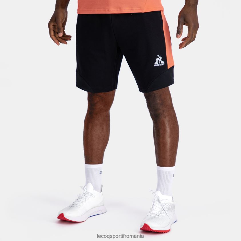 bărbați pantaloni scurți negri 4L4FJF238 Le Coq Sportif îmbrăcăminte