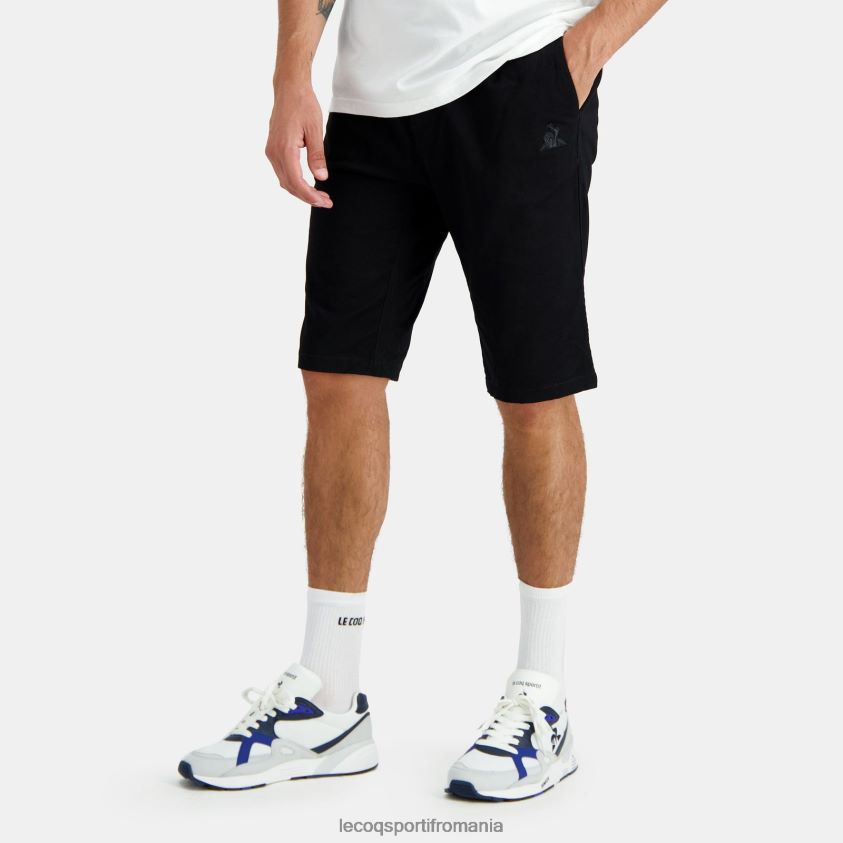 bărbați pantaloni scurți negri 4L4FJF243 Le Coq Sportif îmbrăcăminte