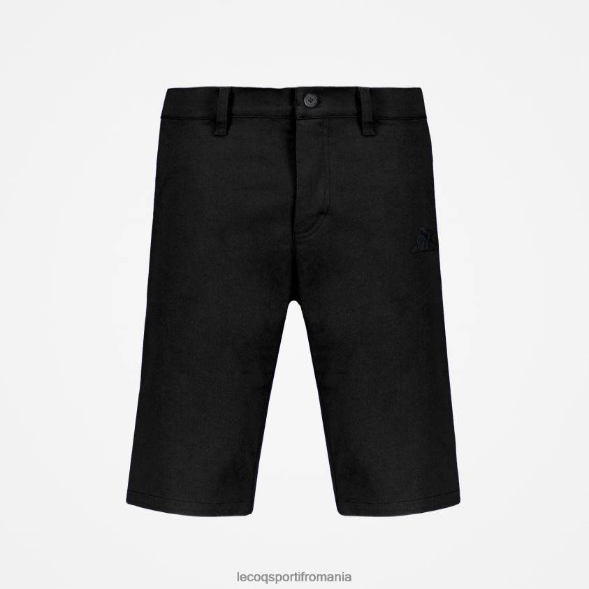 bărbați pantaloni scurți negri 4L4FJF243 Le Coq Sportif îmbrăcăminte