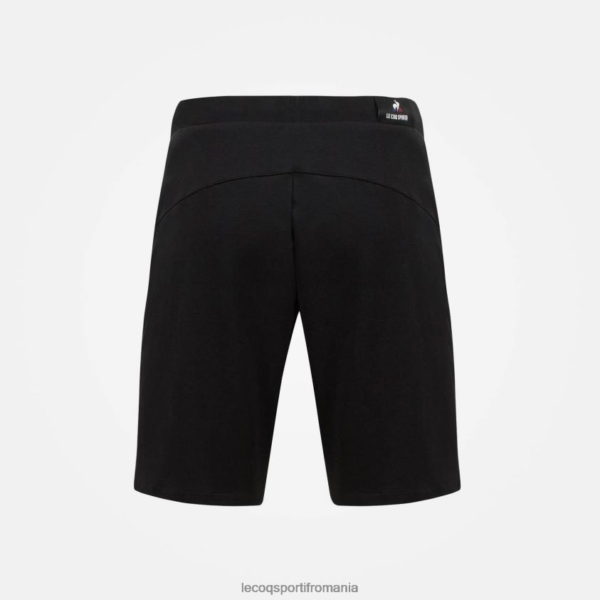 bărbați pantaloni scurți negri 4L4FJF246 Le Coq Sportif îmbrăcăminte