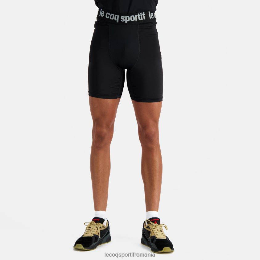 bărbați pantaloni scurți negri 4L4FJF513 Le Coq Sportif îmbrăcăminte