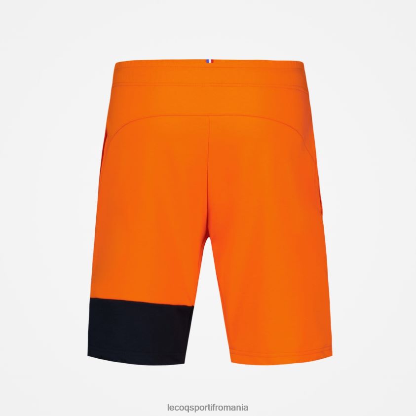 bărbați pantaloni scurți portocalii 4L4FJF231 Le Coq Sportif îmbrăcăminte
