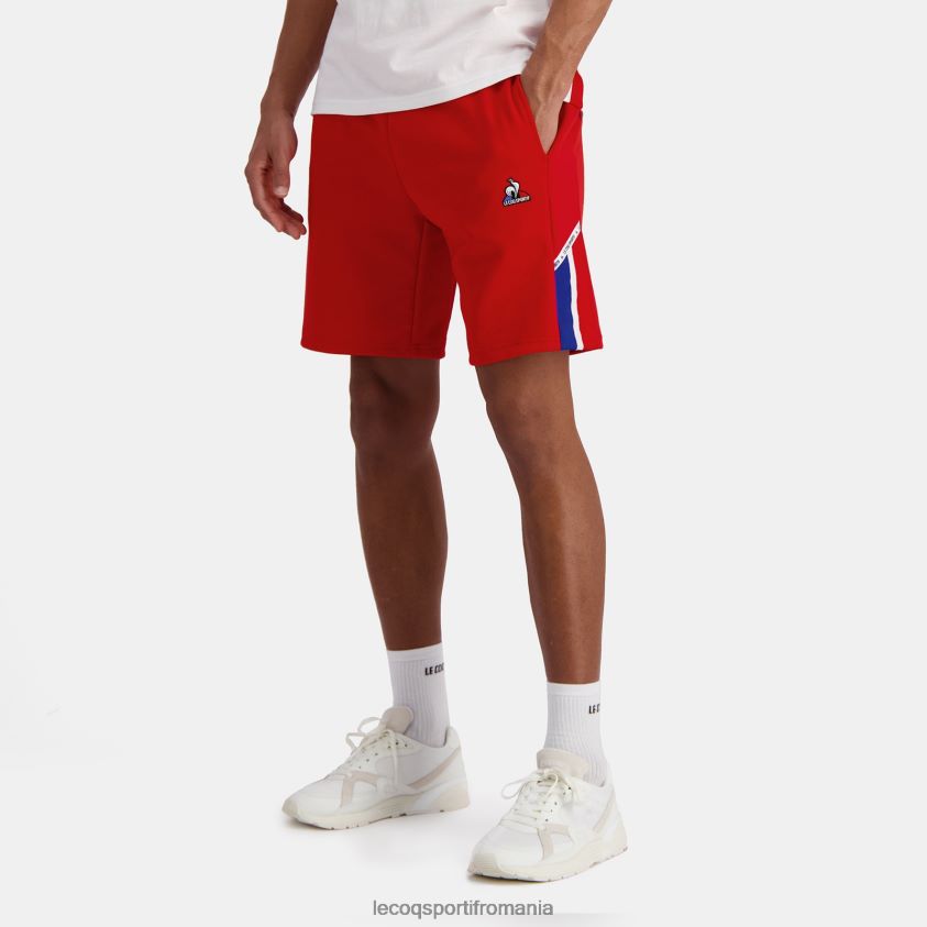 bărbați pantaloni scurți roșii 4L4FJF233 Le Coq Sportif îmbrăcăminte