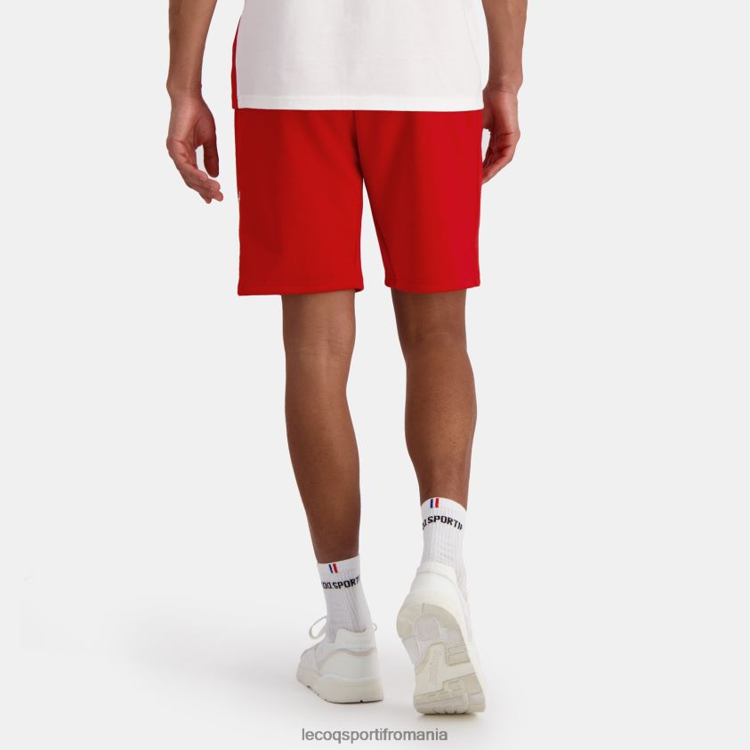 bărbați pantaloni scurți roșii 4L4FJF233 Le Coq Sportif îmbrăcăminte