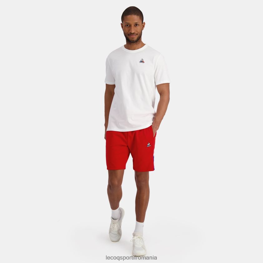bărbați pantaloni scurți roșii 4L4FJF233 Le Coq Sportif îmbrăcăminte