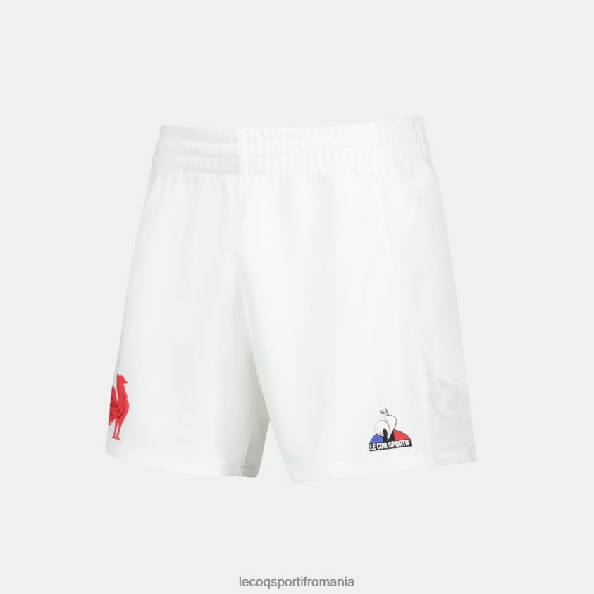 bărbați replica scurtă - xv de france white 4L4FJF235 Le Coq Sportif îmbrăcăminte